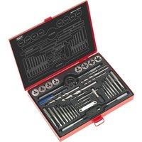 Loops 37pc Metric Tap & Split Die Set - M3 to M12 - Manual Bar & Socket Threading Tool