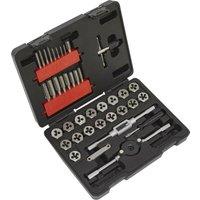 Loops 39pc Metric Tap & Hex Die Set - M3 to M12 - Manual Bar & Socket Threading Tool