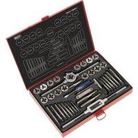 Loops 40pc Metric Tap & Split Die Holder Set M3 to M12 - Manual Bar & Socket Threading