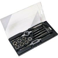 Loops 17pc Metric Tap & Die Set - M3 to M12 - Manual Bar & Socket Threading Tool