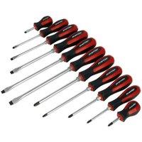 Loops 11 PACK Hammer Through Screwdriver Set - Hardened Steel Hammer Strike Chisel Cap in Metallics