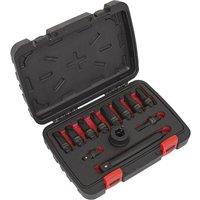 Loops 12 PACK Impact Socket Bit & Accessories Set - 3/4 Square Drive Chrome Moly