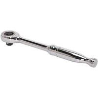 Loops Gearless Ratchet Wrench - 3/8 Inch Sq Drive - Push-Through Reverse Steel Wrench in Metallics