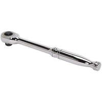Loops Gearless Ratchet Wrench - 1/2 Inch Sq Drive - Push-Through Reverse Steel Wrench in Metallics