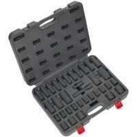 Loops 34 Piece PREMIUM Impact Socket Set - 1/2 Sq Drive - Standard & Deep Sockets