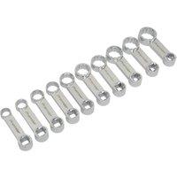 Loops 10pc Torque Wrench Spanner Adapter Set - 3/8 Square Drive - 12 Pt Metric Socket