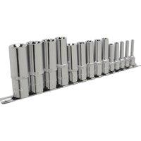 Loops 14 PACK TRX Star DEEP Socket Set - 1/4 3/8 1/2 Square Drive E4 to E24 Female