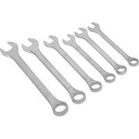 Loops 6pc EXTRA LARGE Combination Spanner Set - 34mm to 50mm 12 Point WallDrive Wrench