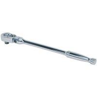 Loops Long Reach 48-Tooth Flexi-Head Ratchet Wrench - 3/8 Inch Sq Drive - Flip Reverse