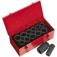 Loops 13 Piece PREMIUM Impact Socket Set - 3/4 Sq Drive - Deep Sockets - High Torque