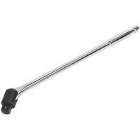 Loops 600mm Breaker Pull Bar - 1 Sq Drive Knuckle - Spring Loaded Socket Retention