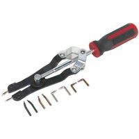 Loops Internal External Circlip Pliers - Interchangeable Tips - Precise Screw Action