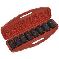Loops 8pc DEEP Impact Socket Set - 3/4 Square Drive - Metric Air Wrench Storage Case