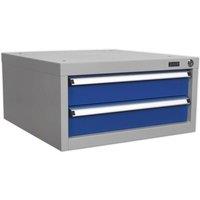 Loops Double Drawer Unit - Suits ys02557 ys02560 & ys02562 Industrial Workbenches