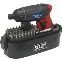 Loops 53 PACK 3.6V Cordless Screwdriver Set - 1.3Ah Lithium-ion Battery - LED Torch