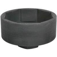 Loops 115mm Wheel Shaft Cover Nut Socket - 1 Sq Drive - 8 Pt Impact Bit - For Volvo