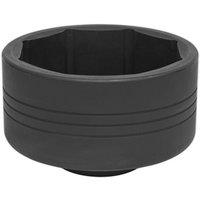 Loops 95mm Commercial 6 Point Impact Socket Bit - 1 Square Drive - Drop Forged Steel in Metallics