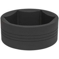Loops 100mm Commercial 6 Point Impact Socket Bit - 1 Square Drive - Drop Forged Steel in Metallics