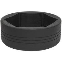 Loops 110mm Commercial 6 Point Impact Socket Bit - 1 Square Drive - Drop Forged Steel in Metallics