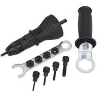 Loops Drill Powered Rivet Nut Adaptor - 1/4" Shank - M3 to M8 Rivet Nut Mandrels