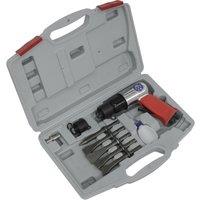 Loops Medium Stroke Air Hammer Kit - 1/4" BSP Inlet - Soft Grip - Handle Exhaust