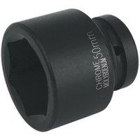 Loops 50mm Forged Impact Socket - 1 Inch Sq Drive - Chromoly Impact Wrench Socket