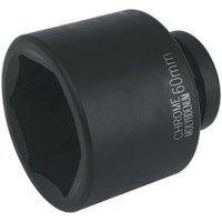 Loops 60mm Forged Impact Socket - 1 Inch Sq Drive - Chromoly Impact Wrench Socket