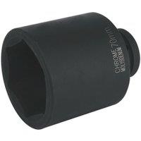 Loops 70mm Forged Deep Impact Socket - 1 Inch Sq Drive - Chromoly Wrench Socket
