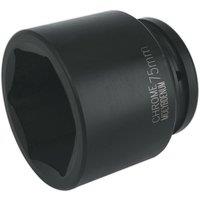 Loops 75mm Forged Impact Socket - 1 Inch Sq Drive - Chromoly Impact Wrench Socket