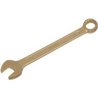 Loops 17mm Non-Sparking Combination Spanner - Open-End & 12-Point WallDrive Ring