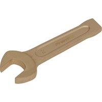 Loops 30mm Open-End Slogging Spanner - Non-Sparking - Short Profile Striking End