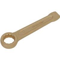 Loops 22mm Ring End Slogging Spanner - Non-Sparking - Short Profile Striking End