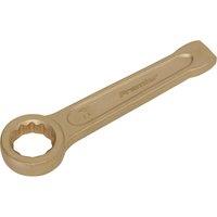 Loops 24mm Ring End Slogging Spanner - Non-Sparking - Short Profile Striking End