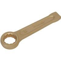 Loops 27mm Ring End Slogging Spanner - Non-Sparking - Short Profile Striking End