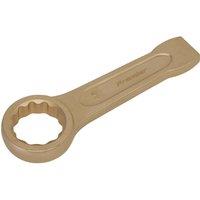 Loops 46mm Ring End Slogging Spanner - Non-Sparking - Short Profile Striking End