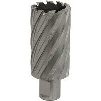Loops 35mm x 50mm Depth Rotabor Cutter - M2 Steel Annular Metal Core Drill 19mm Shank in Metallics