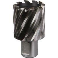 Loops 36mm x 25mm Depth Rotabor Cutter - M2 Steel Annular Metal Core Drill 19mm Shank in Metallics