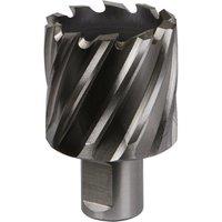 Loops 40mm x 25mm Depth Rotabor Cutter - M2 Steel Annular Metal Core Drill 19mm Shank in Metallics
