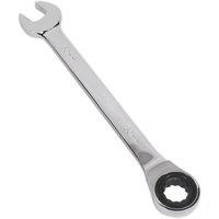 Loops 30mm Ratchet Combination Spanner - Chrome Vanadium Steel - 72 Tooth Ratchet Ring in Metallics