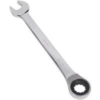 Loops 32mm Ratchet Combination Spanner - Chrome Vanadium Steel - 72 Tooth Ratchet Ring in Metallics
