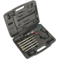 Loops Composite Air Hammer Kit - Long Stroke - 5 Steel Chisels - Storage Case in Metallics