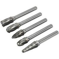 Loops 5 PACK - 10mm Tungsten Carbide Rotary Burr Bits Set - VARIOUS RIPPER / COARSE