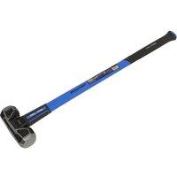 Loops 10lb Sledge Hammer - Fibreglass Handle - Rubber Grip - Drop Forged Carbon Steel in Metallics
