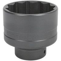 Loops 65mm 12 Point Impact Socket Bit - 3/4 Square Drive - For Ford Transit Hub Nuts
