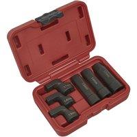 Loops 6 Piece EGT Sensor Socket Set - Straight & Offset - 6-Point 3/8 Sq Drive