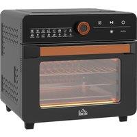 HOMCOM Air Fryer Oven 20L Multifunction Mini Oven with 17 preset Programs in Black