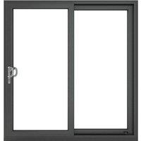 Crystal Direct Crystal uPVC Sliding Patio Left to Right in Dark Grey | Size: 2090mm x 2090mm
