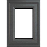 Crystal Direct Top Opening Window Clear Glass in Dark Grey | Size: 610mm x 610mm