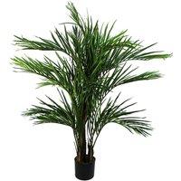 Leaf Artificial 130cm Areca Palm Tree in Green