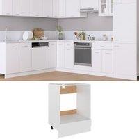 Berkfield Home Oven Cabinet White 60x46x81.5 cm Engineered Wood